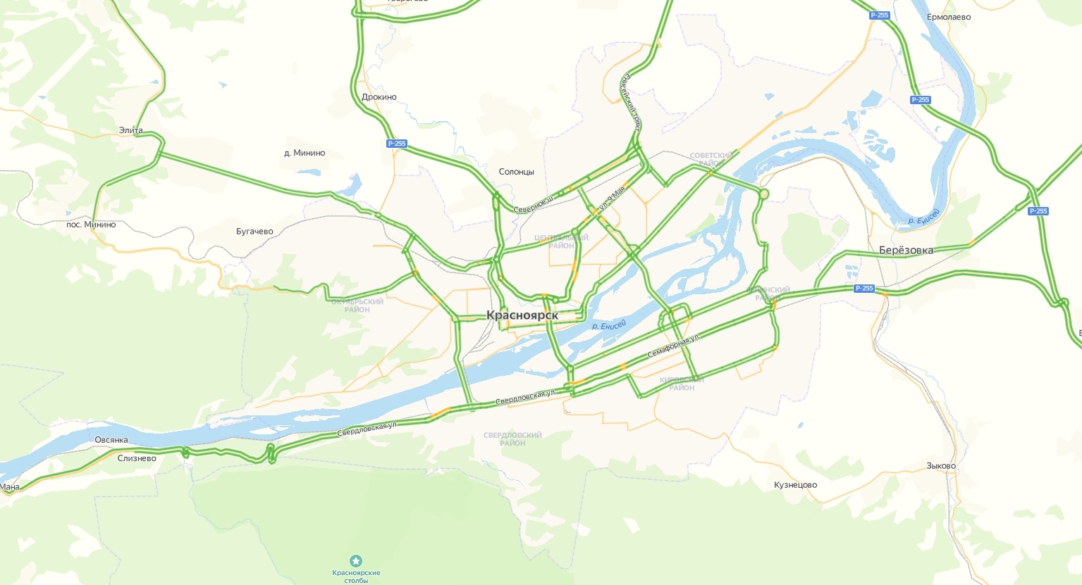 Карта пробок хабаровск