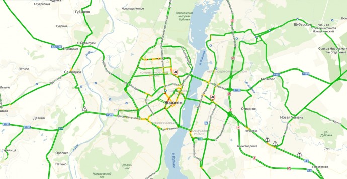 Карта пробок ставрополь